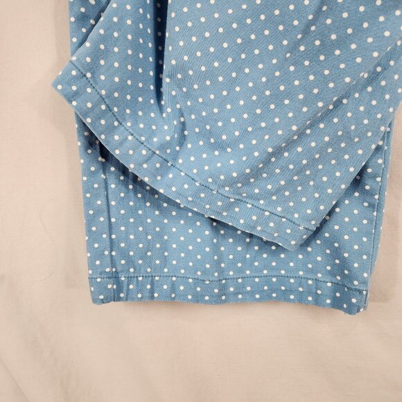 Woman Within Plus Size Blue Polka Dot Denim Jeans Sz 22W Elastic Waist Casual - Picture 7 of 11